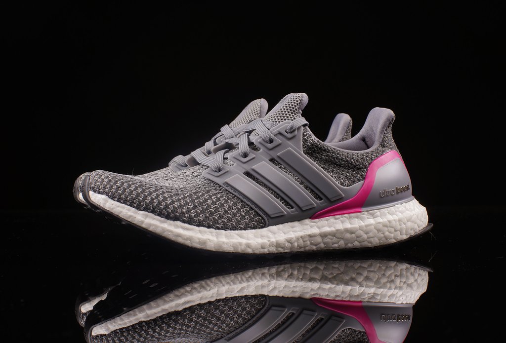 ultra boost grey and pink