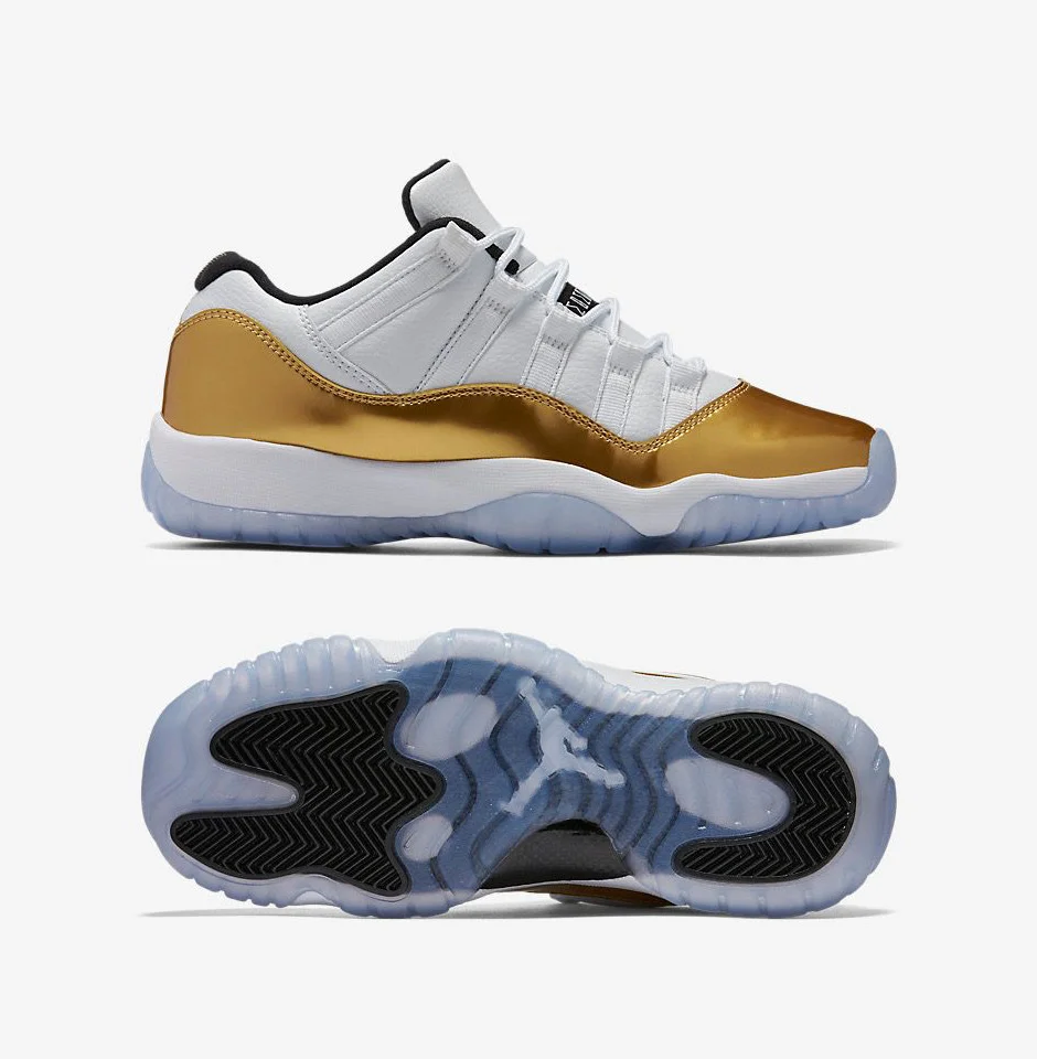 jordan 11 retro low gold