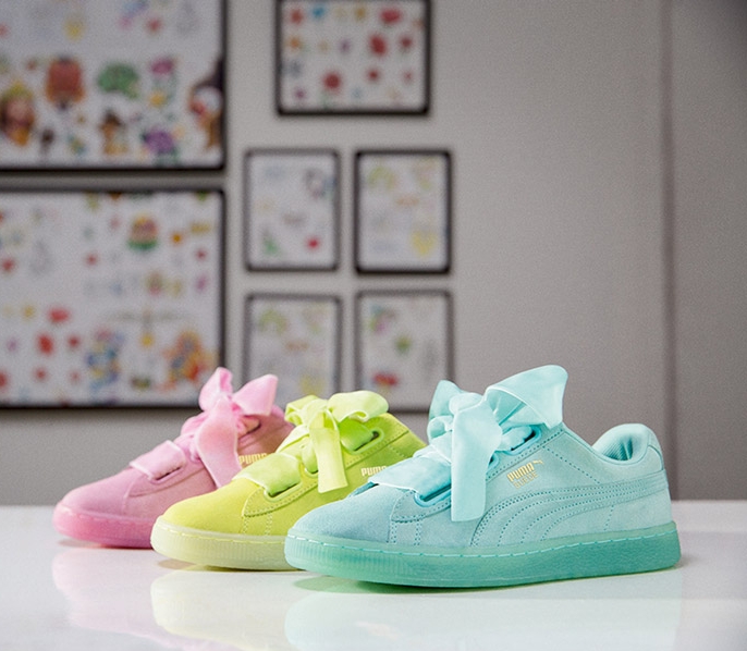Puma suede pastel bleu sale