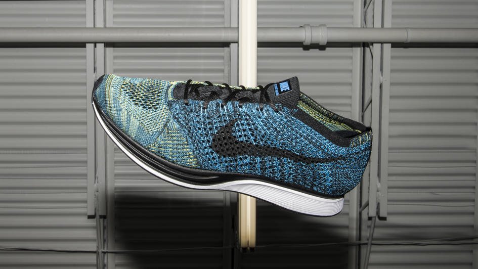 Now Available: Nike Flyknit Racer "Blue Glow" — Sneaker Shouts