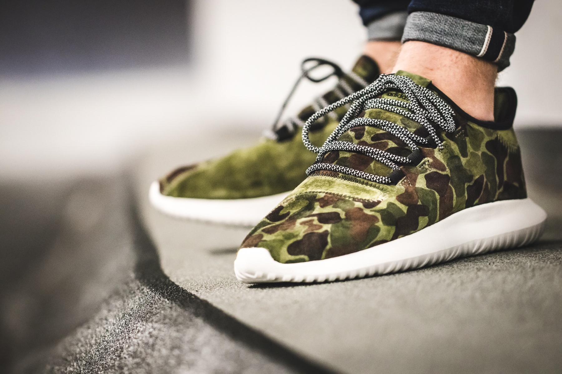 green camo adidas