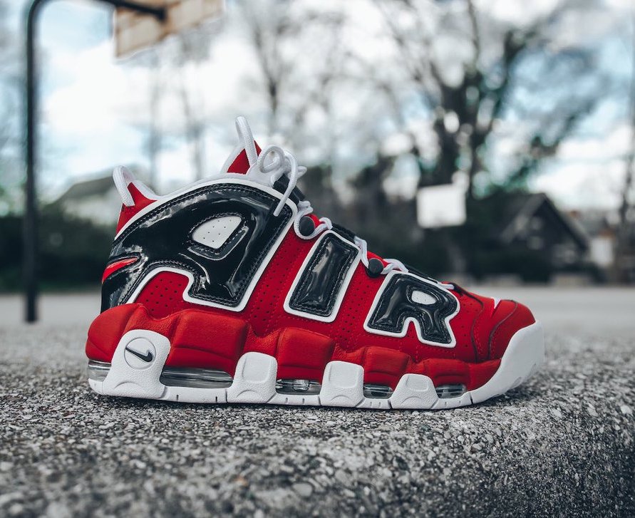 Foot Locker on X: Chicago Bulls-inspired. #Nike Air More Tempo