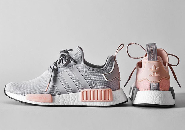 salon håndbevægelse Som regel Now Available: Women's adidas NMD R1 "Grey/Pink" — Sneaker Shouts