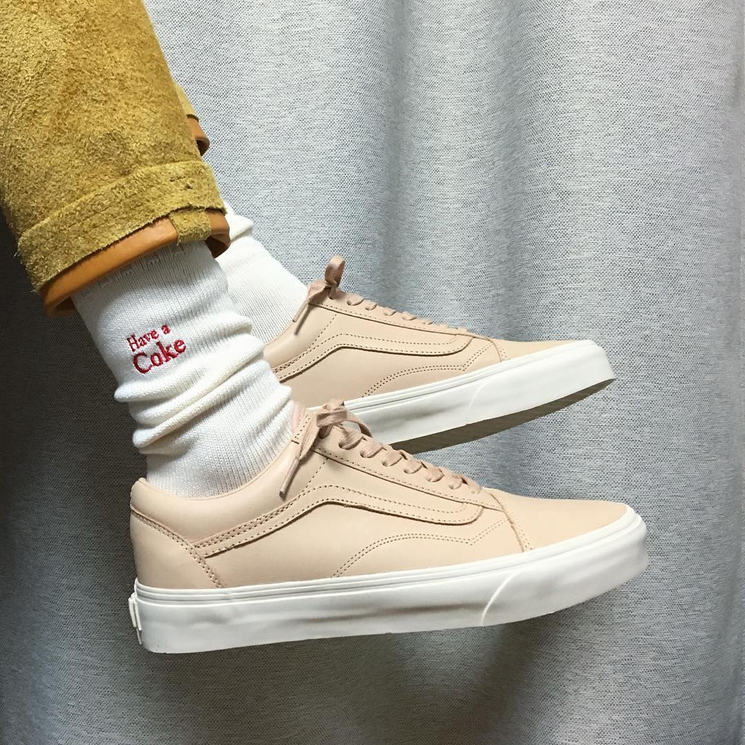 vans veggie tan leather old skool dx