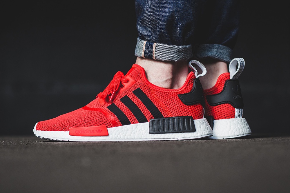 años Muslo Realizable adidas NMD R1 Knit "Core Red" Under Retail — Sneaker Shouts