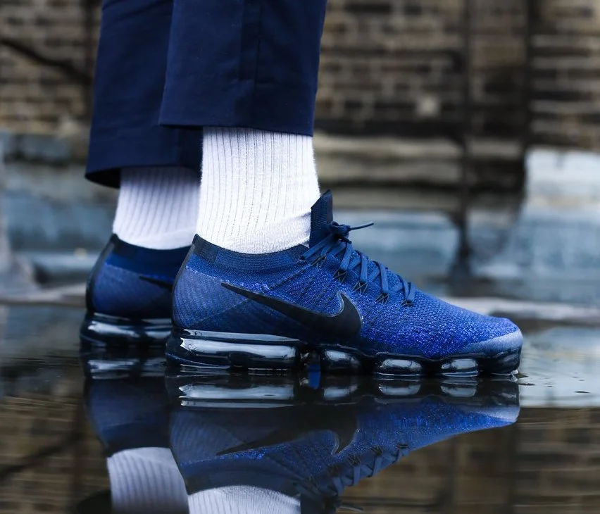 vapormax flyknit navy blue