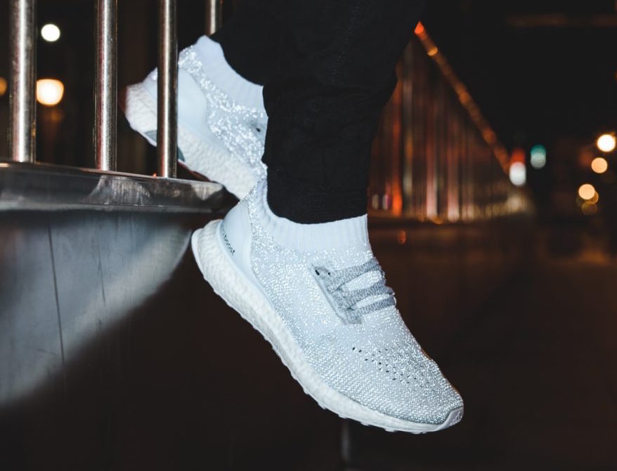 ultra boost white uncaged reflective
