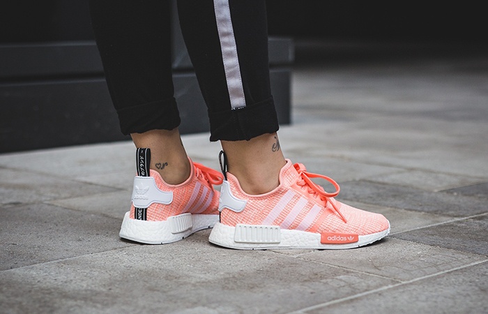 Gángster bosque pecho Restock: Women's adidas NMD R1 Knit "Sun Glow" — Sneaker Shouts