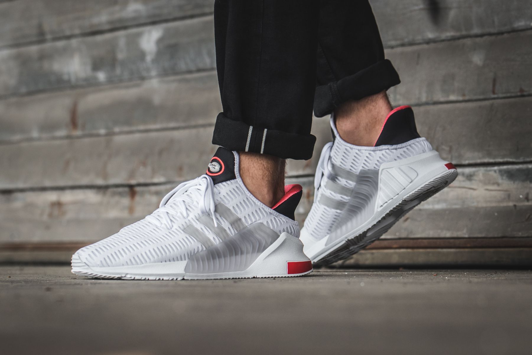 adidas climacool white and red