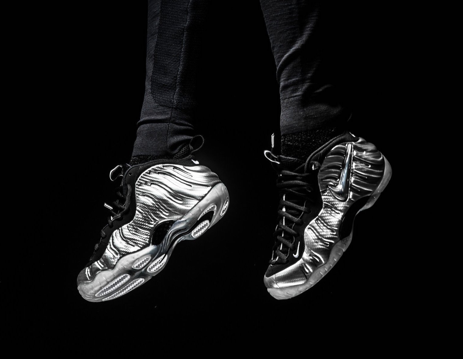 On Foot Look at the Nike Air Foamposite Pro Silver Surfer