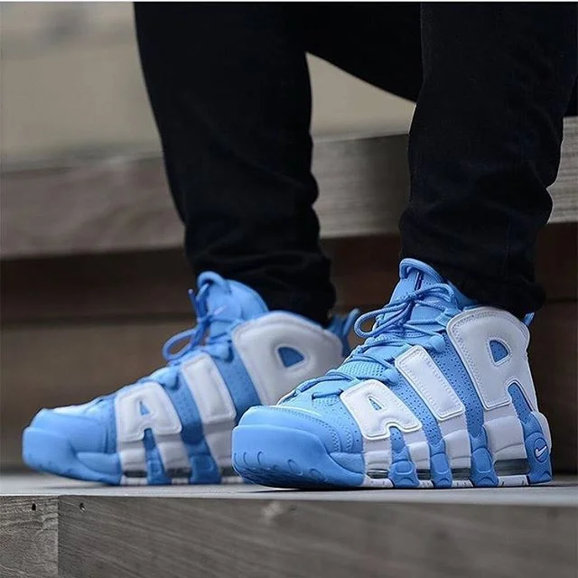nike air uptempo blue