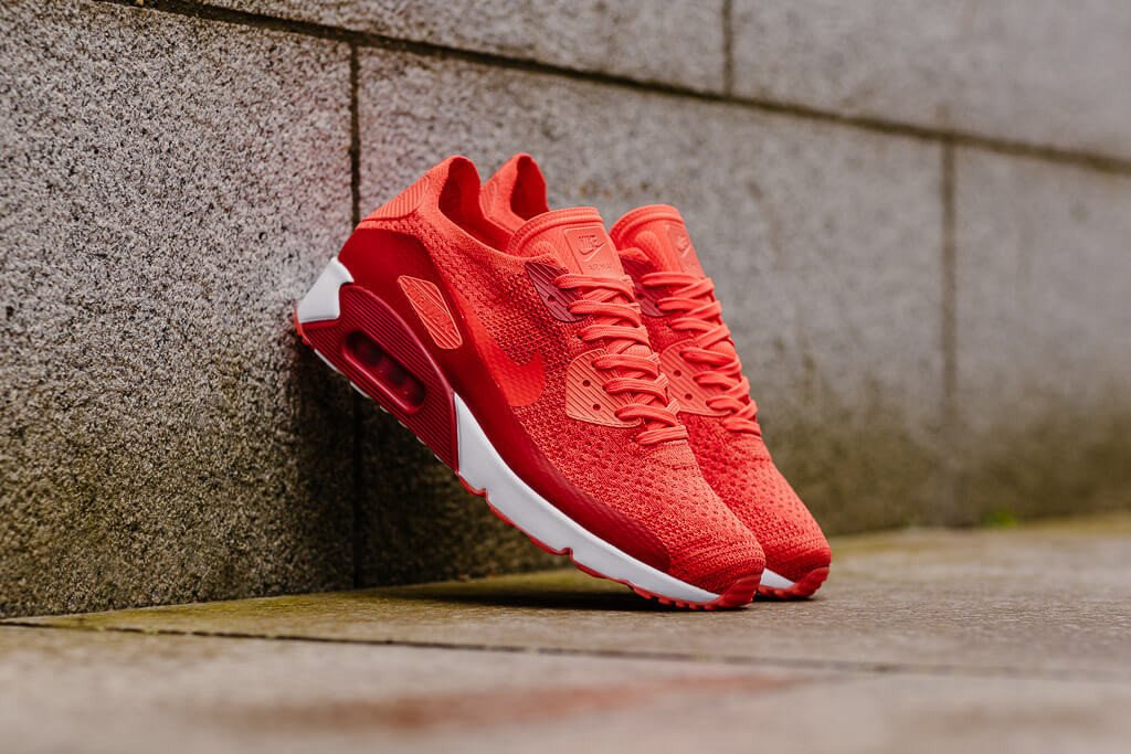 air max 90 flyknit red