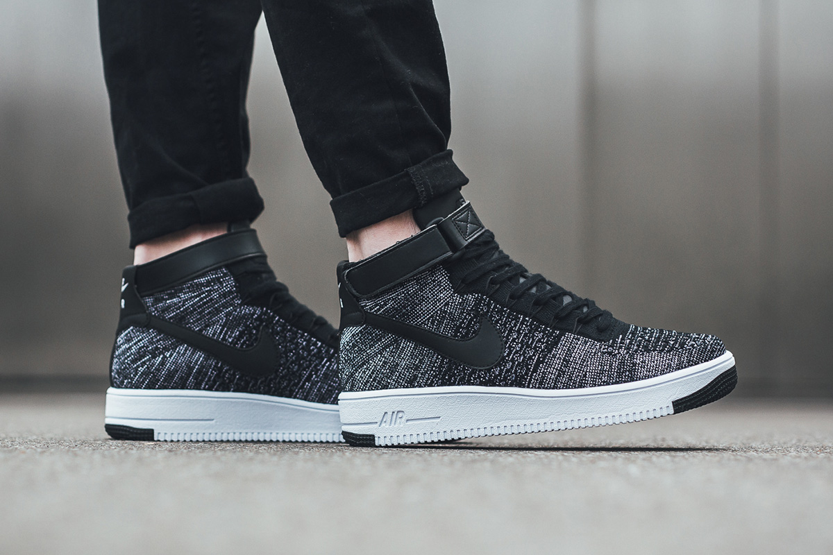air force one flyknit oreo
