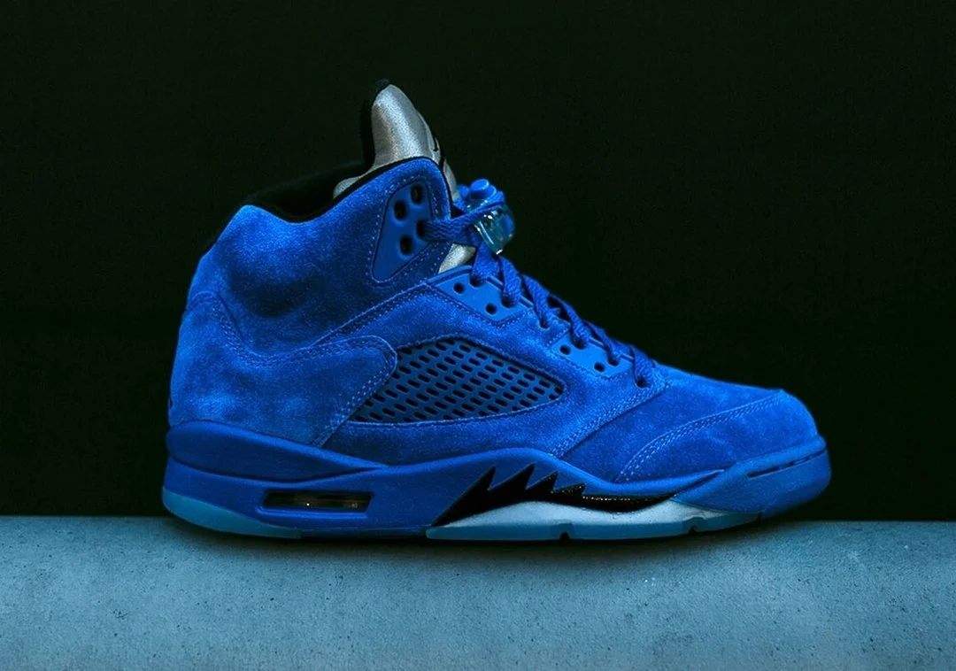 retro 5 royal blue