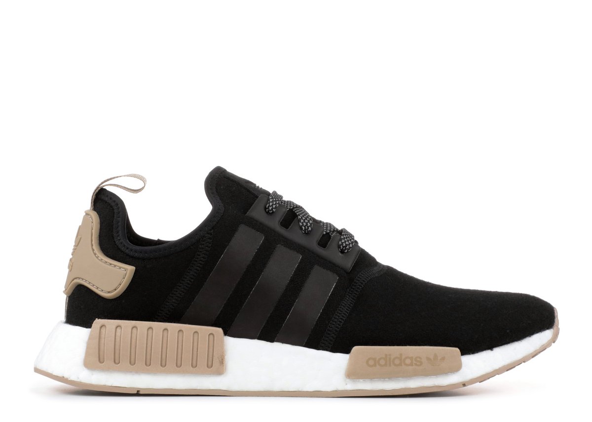 Now Available: adidas NMD R1 Wool "Black/Khaki" — Sneaker