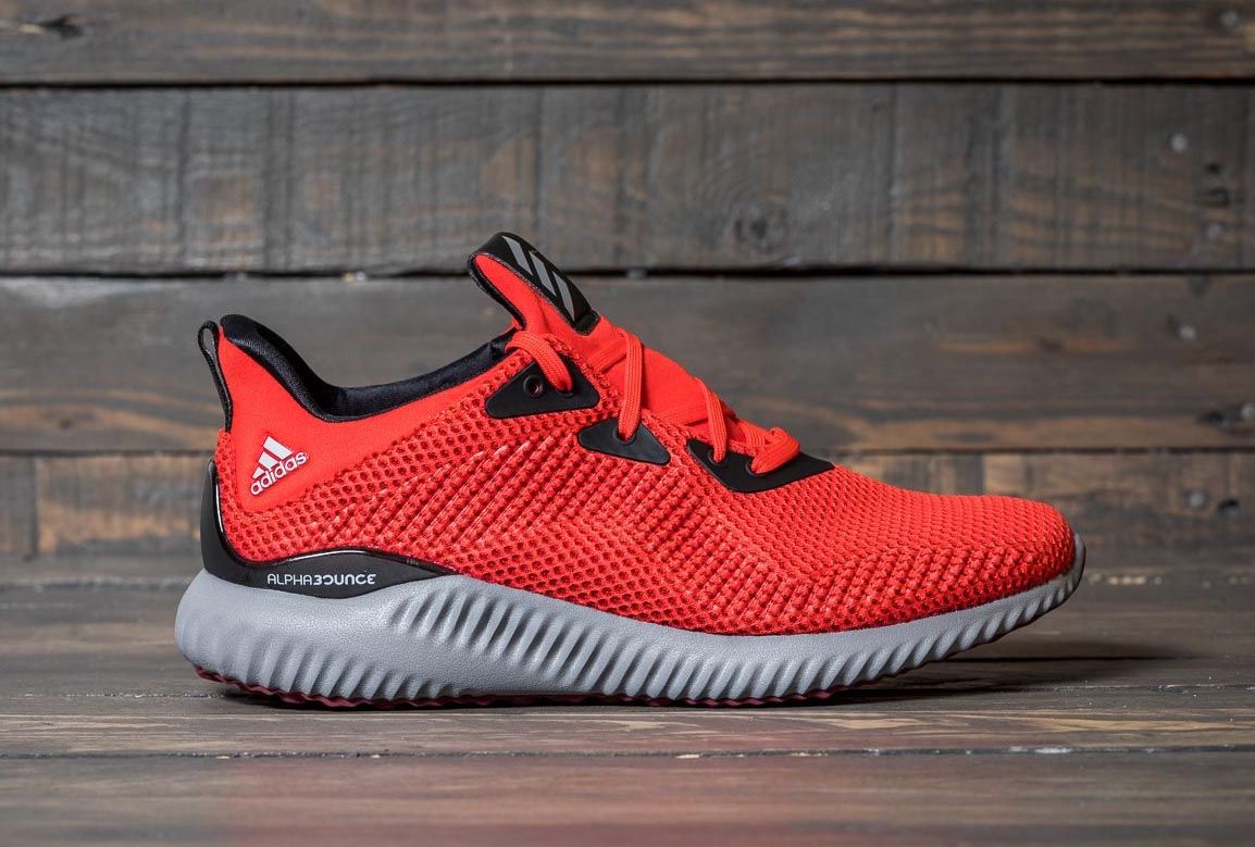 alphabounce adidas red