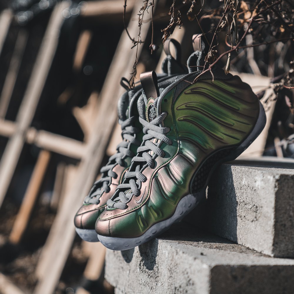 Now Available Women s Nike Air Foamposite One Shine Sneaker Shouts