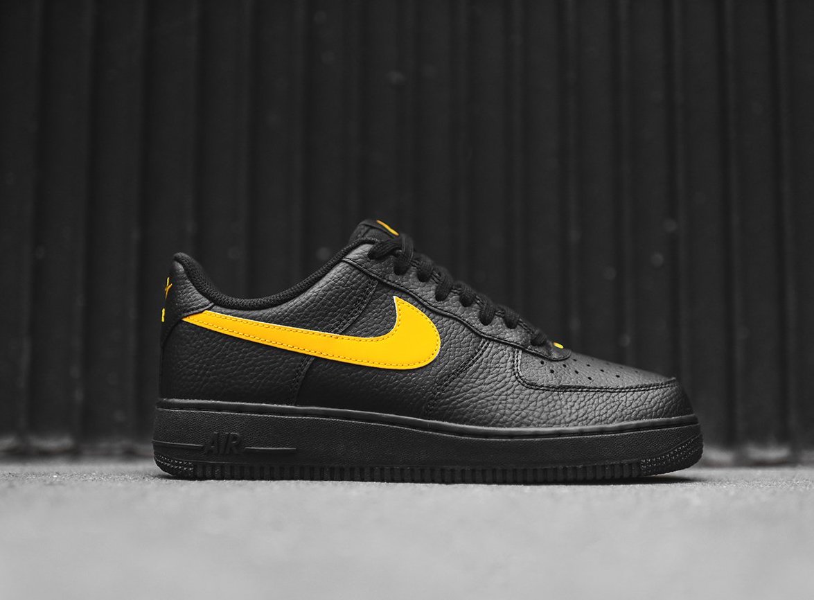 air force 1 low black and yellow