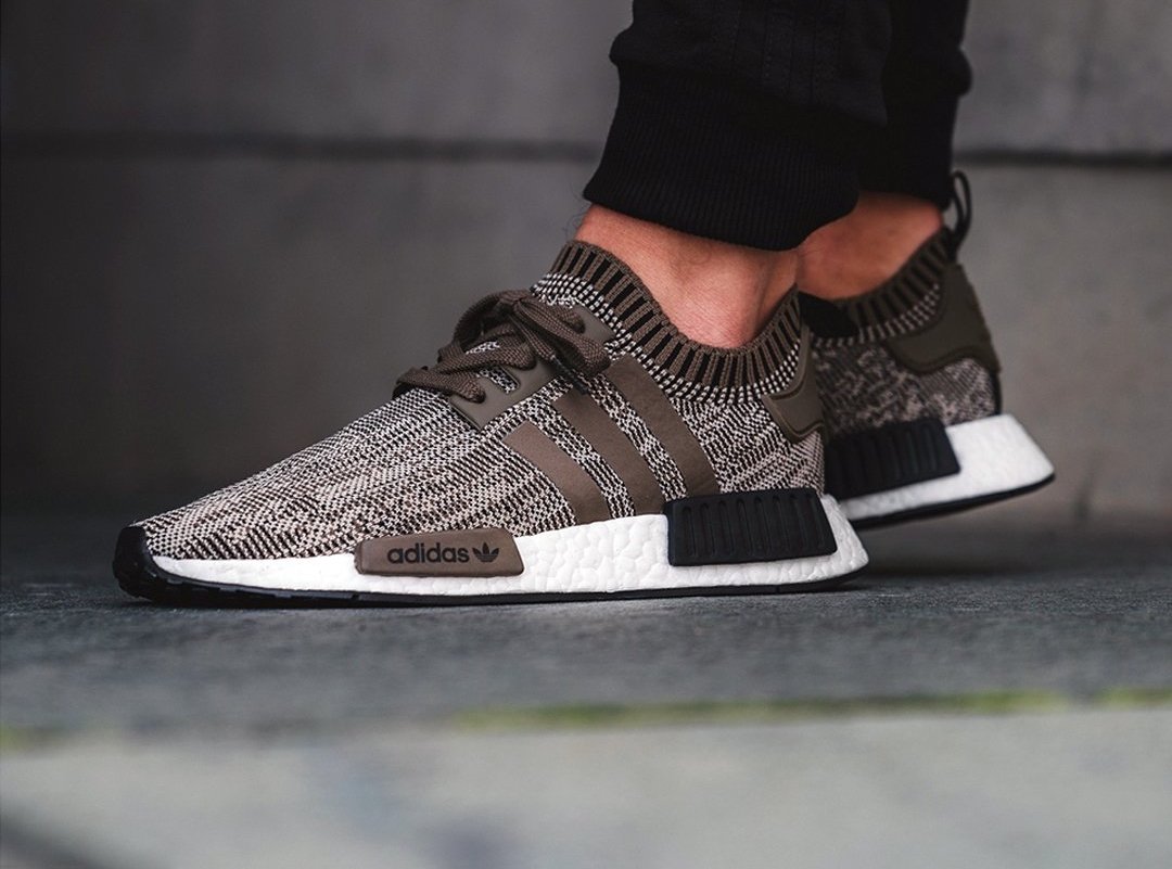 On adidas NMD R1 PK "Olive — Shouts