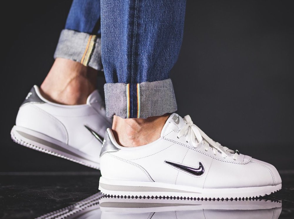 Now Available: Nike Cortez Jewel "Metallic Silver" Sneaker Shouts