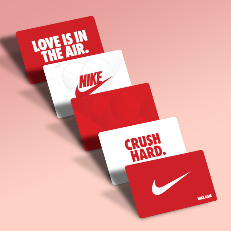 Now Available Limited Edition Valentine's Day Nike Gift Cards