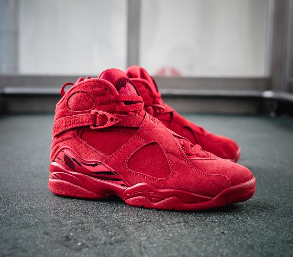 all red air jordan 8