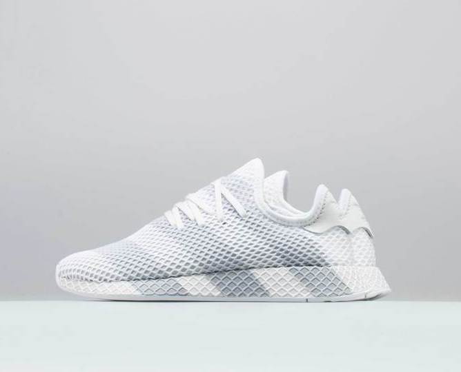 adidas deerupt grey and white