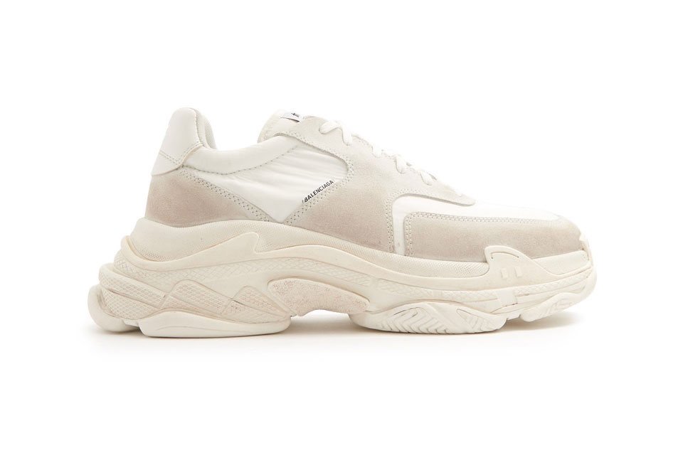 balenciaga triple white