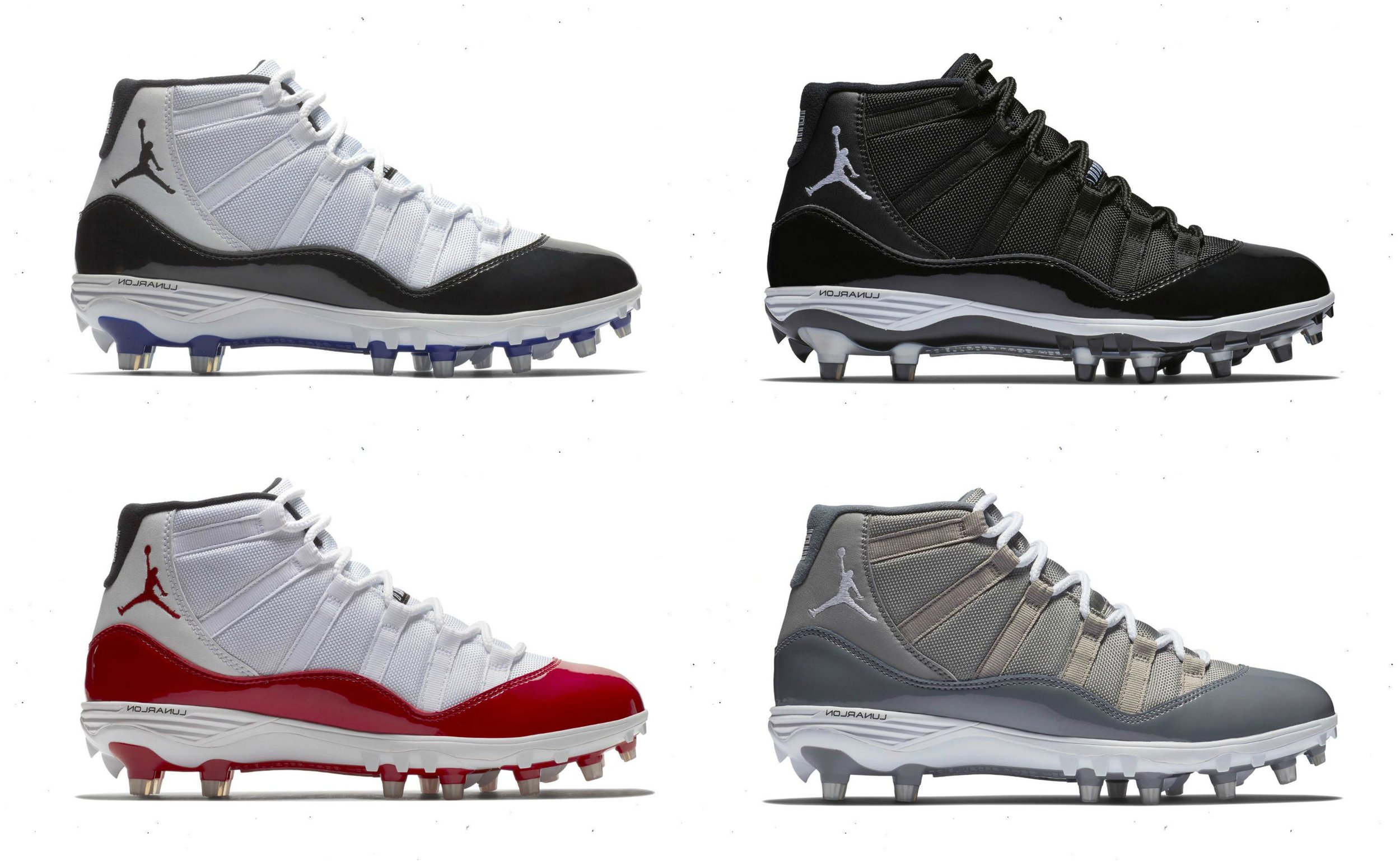 jordan 11 football cleats for sale