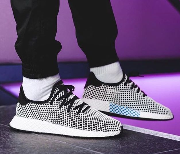 Now Available adidas Deerupt Black White Sneaker Shouts
