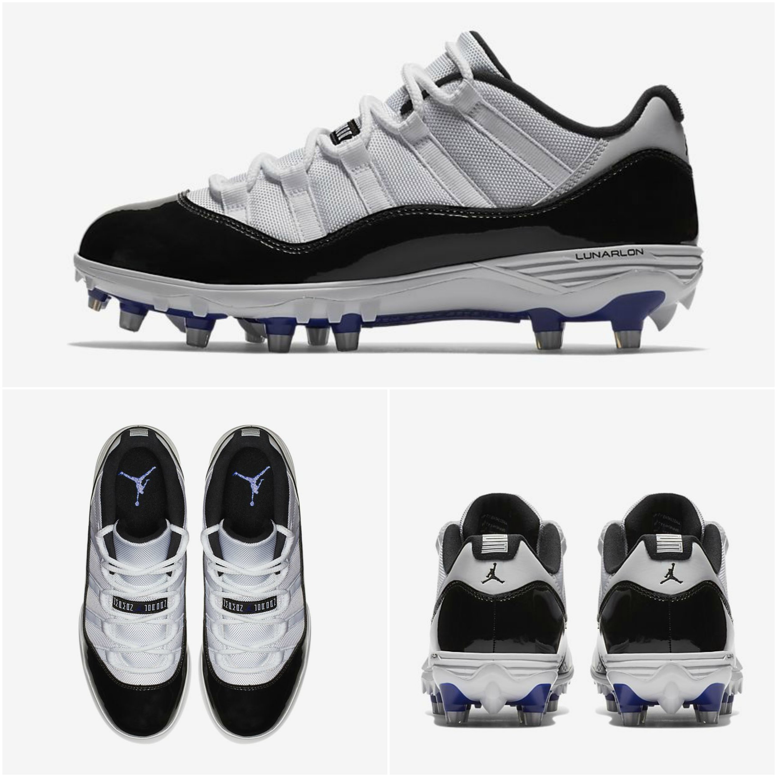 jordan 11 concord low cleats