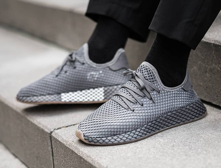 Lovely Corridor Illustrate Now Available: adidas Deerupt Runner "Grey Gum" — Sneaker Shouts
