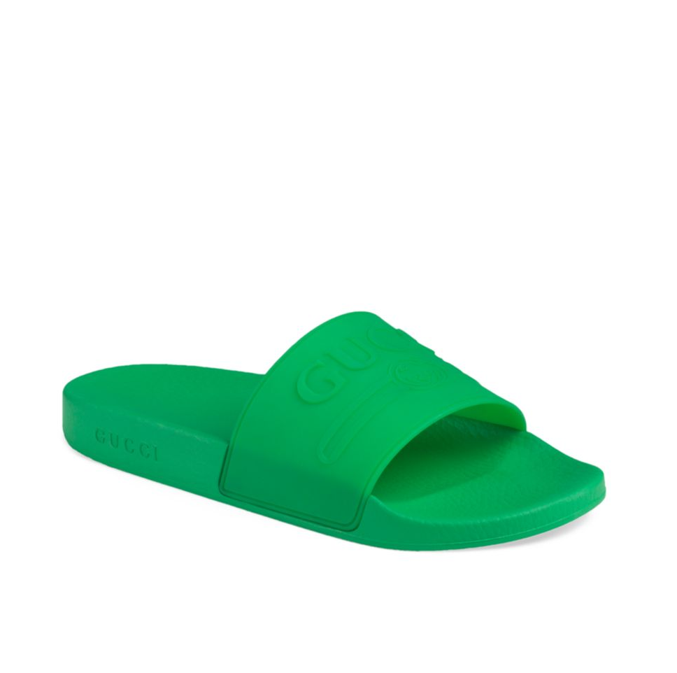 gucci green slides