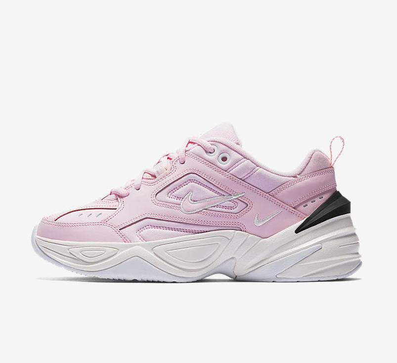 Now Available Women s Nike M2K Tekno Pink Sneaker Shouts