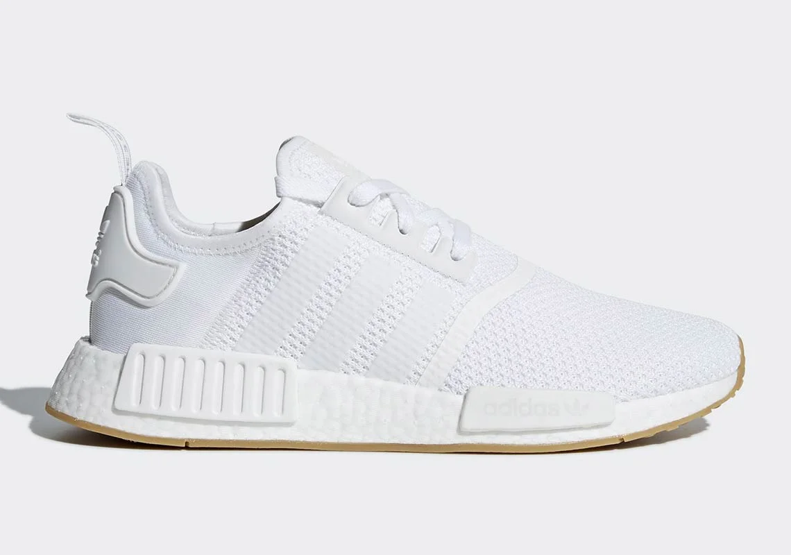 white and gum nmd