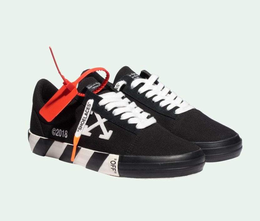 Now Available: OFF-WHITE Vulc Low "Black" Shouts