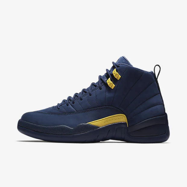 jordan retro 12 michigan men's shoe