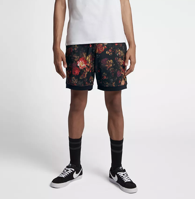 pozo apilar grano Now Available: Nike SB Dri Fit "Floral" Shorts — Sneaker Shouts