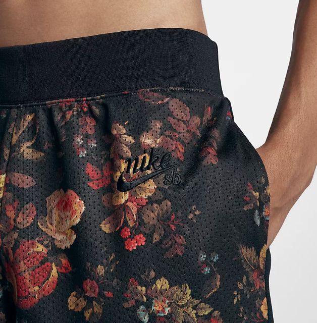 nike sb dri fit floral shorts