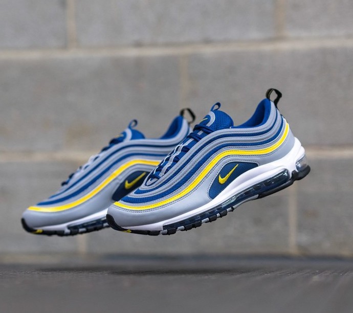 air max 97 navy blue and yellow