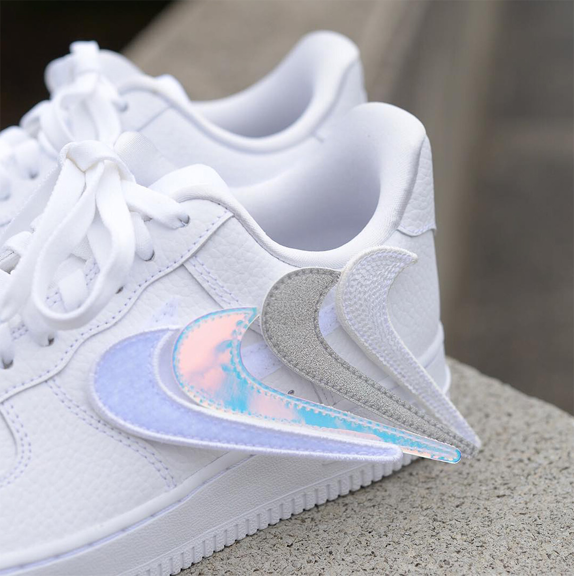 nike swoosh velcro patch for air force 1