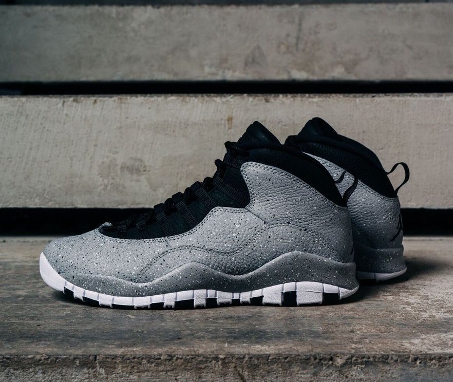 Now Available: Air Jordan 10 Retro "Cement" Sneaker