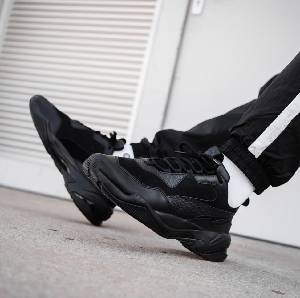 Now Available: Puma Thunder Spectra "Triple Black" — Sneaker Shouts