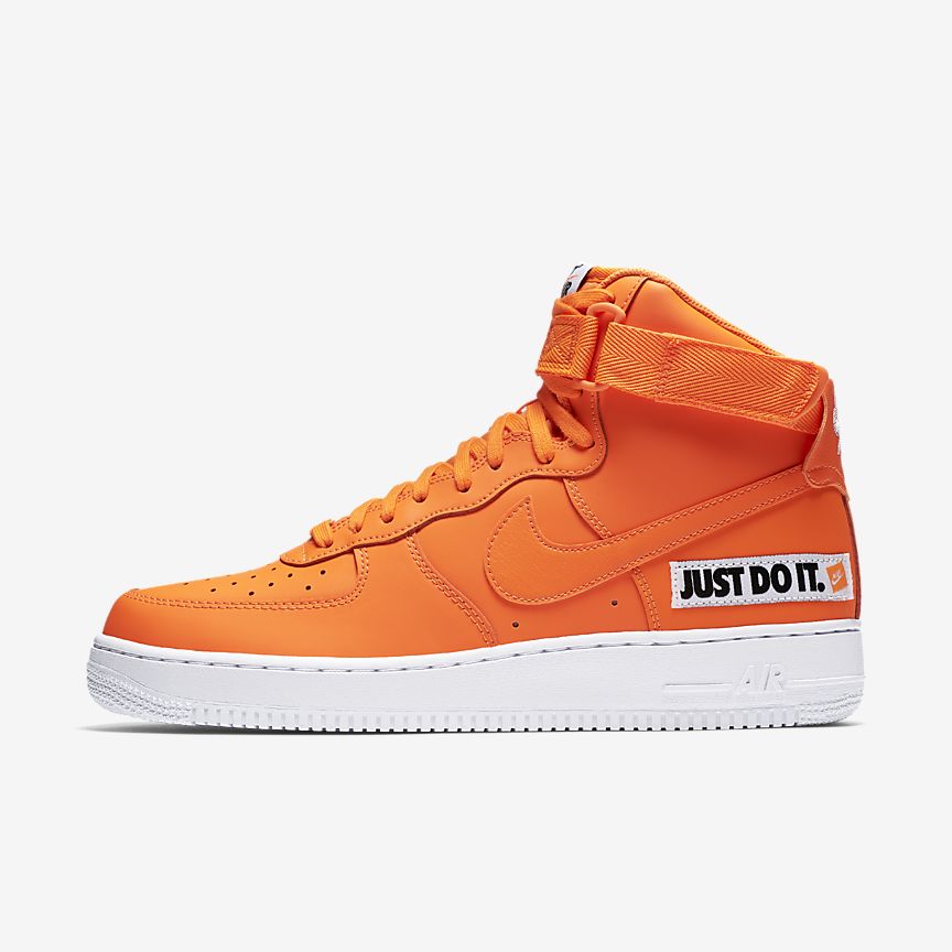 Nike Orange Air Force 1 Sneakers for Men - Up to 50% off
