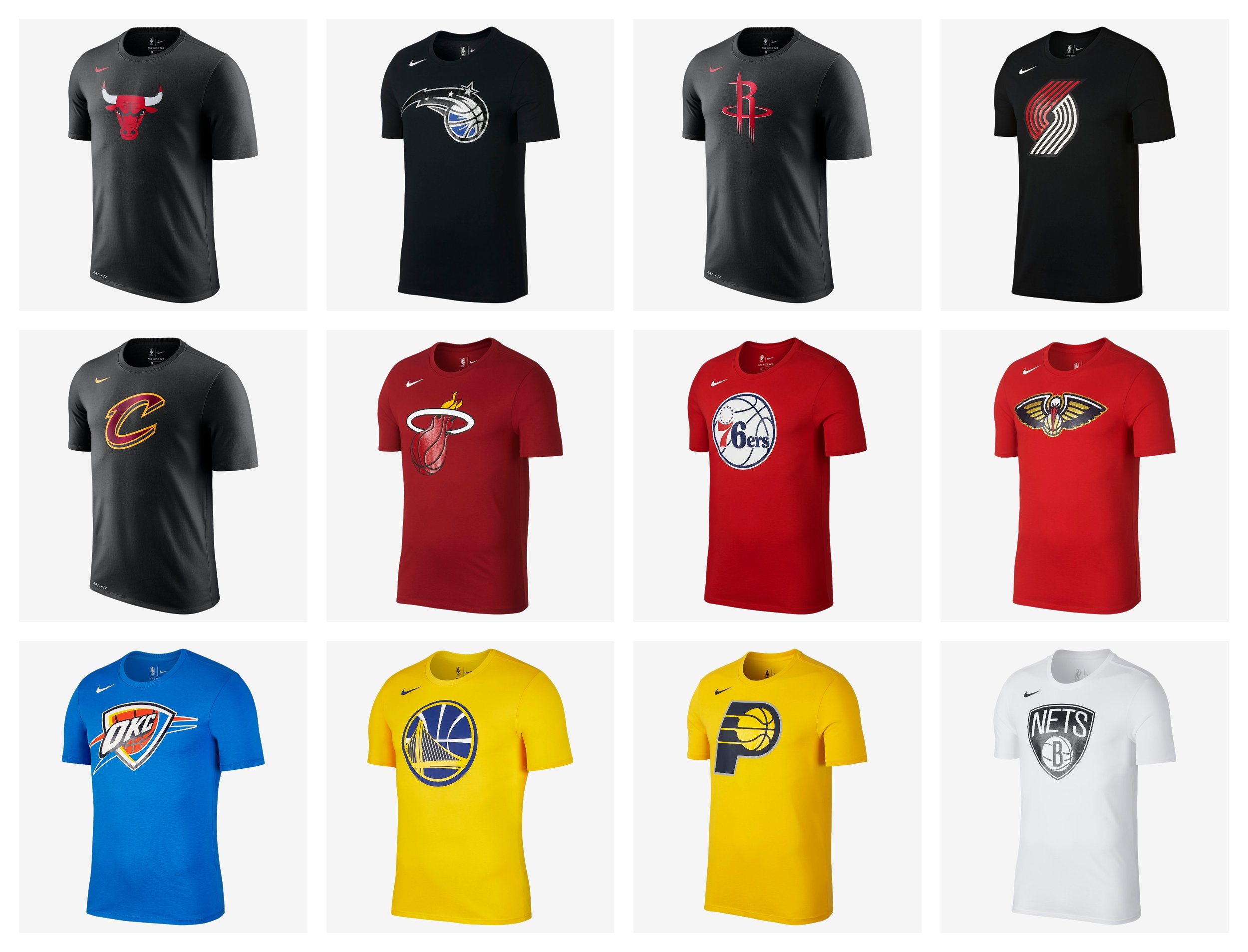 OFF Nike NBA Dry Logo T-shirts 