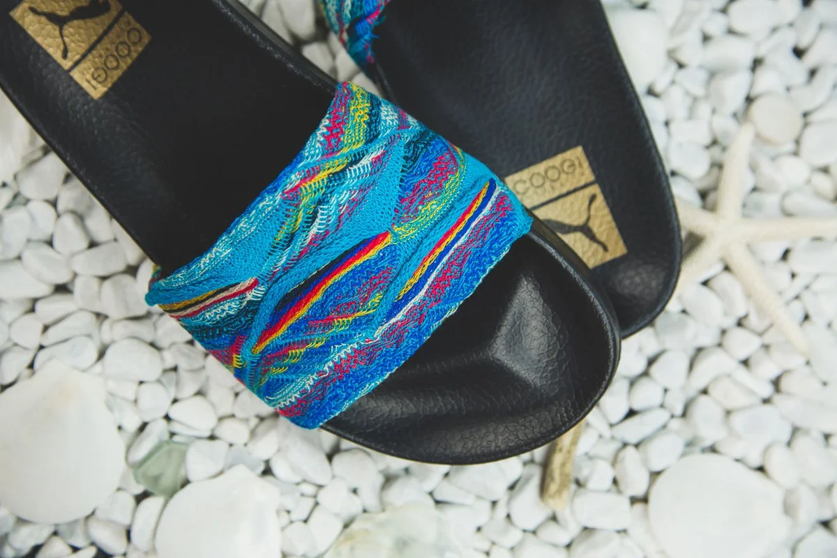 coogi x puma slides