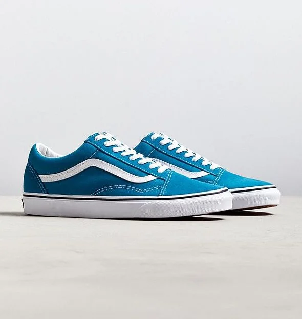 turquoise vans