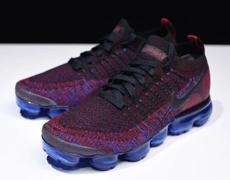 vapormax flyknit black red