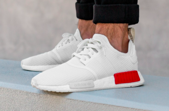 nmd r1 white red