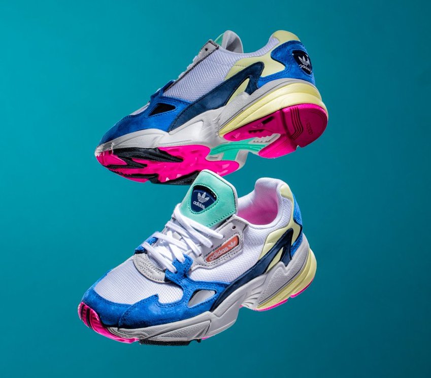 Now Available: Kylie Jenner x adidas Falcon 80 "Multicolor" — Sneaker Shouts